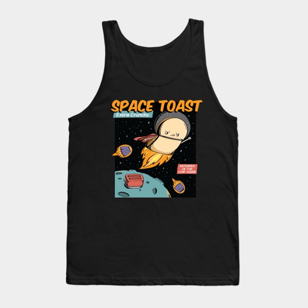 Space Toast Tank Top by mai jimenez